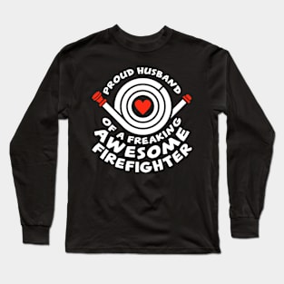 Firefighter Husband Long Sleeve T-Shirt